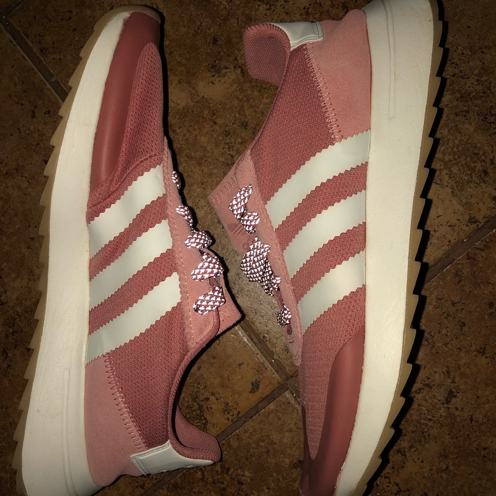 Pink Adidas women’s sneakers
